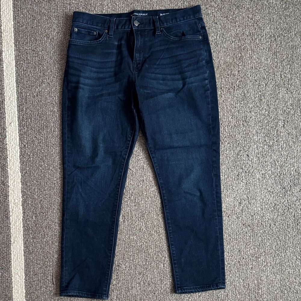 Banana Republic Men's Deep Indigo Skinny Jeans